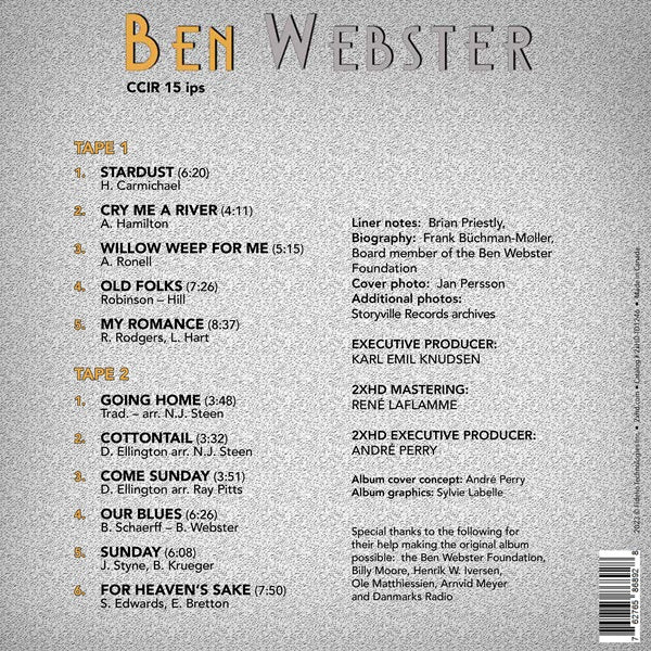 Ben Webster – Stardust - Deluxe Two Tapes